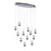 CWI Lighting Perrier 12 Light 34" Multi Light Pendant, Chrome