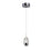 CWI Lighting Perrier 1 Light 5" Down Mini Pendant, Chrome - 5077P5C-R