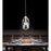 CWI Lighting Perrier 1 Light 5" Down Mini Pendant, Chrome