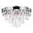 CWI Lighting Vast 8 Light Flush Mount, Chrome - 5078C20C