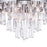 CWI Lighting Vast 8 Light Flush Mount, Chrome