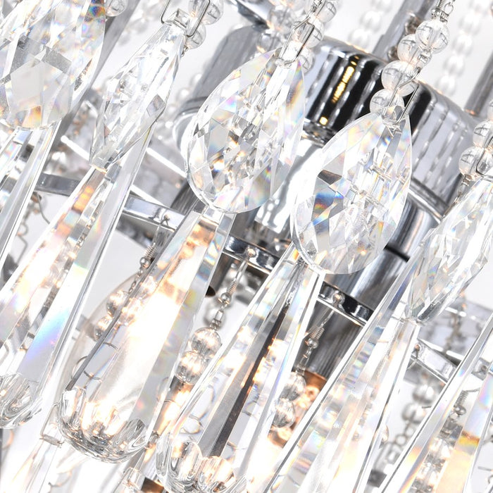 CWI Lighting Vast 13 Light Down Chandelier, Chrome