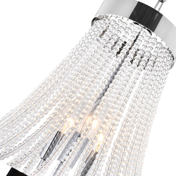 CWI Lighting Vast 13 Light Down Chandelier, Chrome
