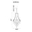 CWI Lighting Vast 13 Light Down Chandelier, Chrome