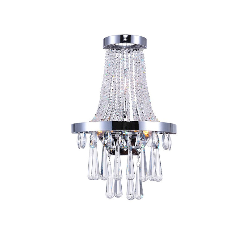 CWI Lighting Vast Wall Light, Chrome