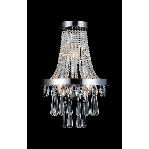 CWI Lighting Vast Wall Light, Chrome