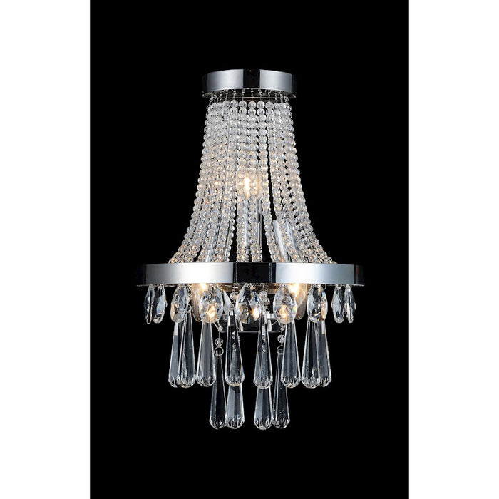 CWI Lighting Vast Wall Light, Chrome
