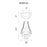 CWI Lighting Vast Wall Light, Chrome