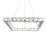 CWI Lighting Ring 15" Chandelier, Stainless Steel