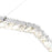 CWI Lighting Ring 15" Chandelier, Stainless Steel