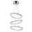 CWI Lighting Ring Chandelier, Stainless Steel 3R - 5080P16ST-3R