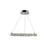 CWI Lighting Ring 16" Chandelier, Stainless Steel