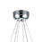 CWI Lighting Ring 24" Chandelier, Stainless Steel