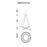 CWI Lighting Ring 24" Chandelier, Stainless Steel
