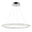 CWI Lighting Ring 24" R Chandelier, Stainless Steel - 5080P24ST-R