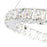 CWI Lighting Ring 24" R Chandelier, Stainless Steel