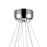 CWI Lighting Ring 32" 3R Chandelier, Stainless Steel