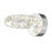 CWI Lighting Ring Wall Light, Stainless Steel