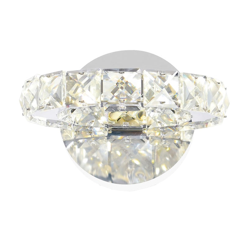 CWI Lighting Ring Wall Light, Stainless Steel