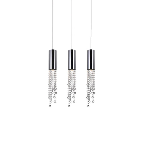 CWI Lighting Extended 9 Light Multi Light Pendant, Chrome - 5081P20C-RC