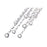 CWI Lighting Extended 9 Light Multi Light Pendant, Chrome