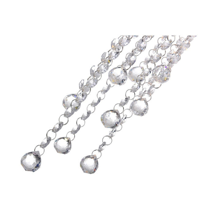 CWI Lighting Extended 9 Light Multi Light Pendant, Chrome