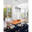 CWI Lighting Extended 5 Light Multi Light Pendant, Chrome