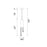 CWI Lighting Extended 1 Light Down Mini Pendant, Chrome