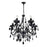 CWI Lighting Keen 6 Light Up Chandelier, Black
