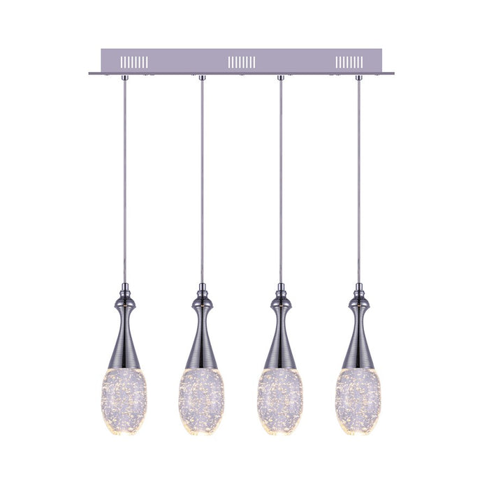 CWI Lighting Dior Multi Point 23" Pendant, Chrome - 5110P23C-RC