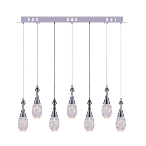 CWI Lighting Dior Multi Point 36" Pendant, Chrome - 5110P36C-RC