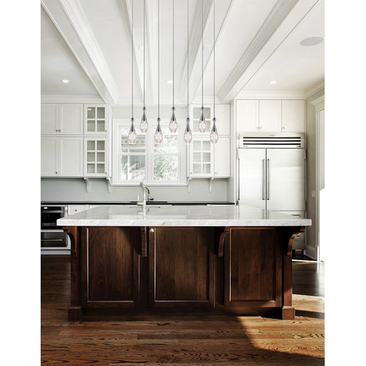 CWI Lighting Dior Multi Point 36" Pendant, Chrome