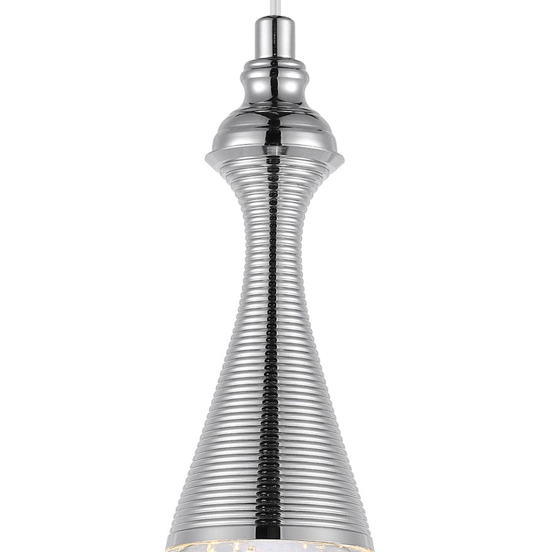 CWI Lighting Dior Down Mini Pendant, Chrome