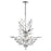 CWI Lighting Ivy 9 Light Chandelier, Chrome - 5206P28C