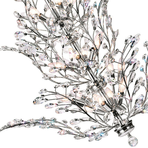 CWI Lighting Ivy 18 Light Chandelier, Chrome