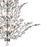 CWI Lighting Ivy 18 Light Chandelier, Chrome