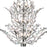CWI Lighting Ivy 18 Light Chandelier, Chrome