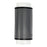 CWI Lighting Checkered 2 Light Wall Light, Black/Frosted