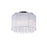 CWI Lighting Spring Morning 6 Light Drum Shade Flush Mount, Chrome