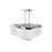 CWI Lighting Elsa 12 Light Drum Shade Chandelier, Chrome
