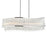 CWI Lighting Elsa 6 Light Drum Shade Chandelier, Chrome