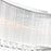 CWI Lighting Elsa 6 Light Drum Shade Chandelier, Chrome