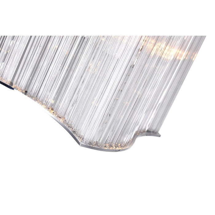 CWI Lighting Elsa 2 Light Wall Light, Chrome