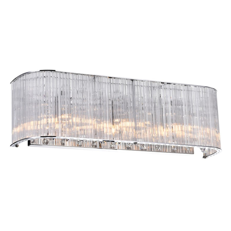 CWI Lighting Elsa 3 Light Vanity Light, Chrome