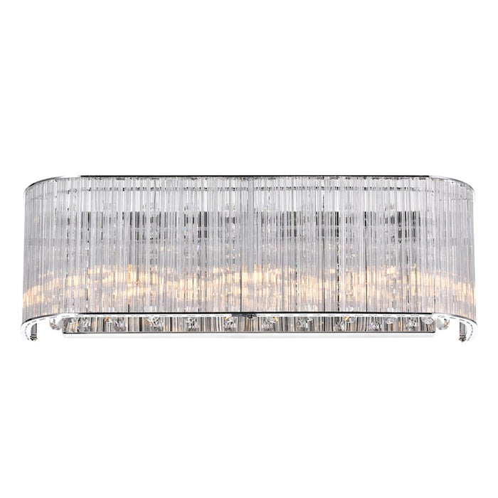 CWI Lighting Elsa 3 Light Vanity Light, Chrome
