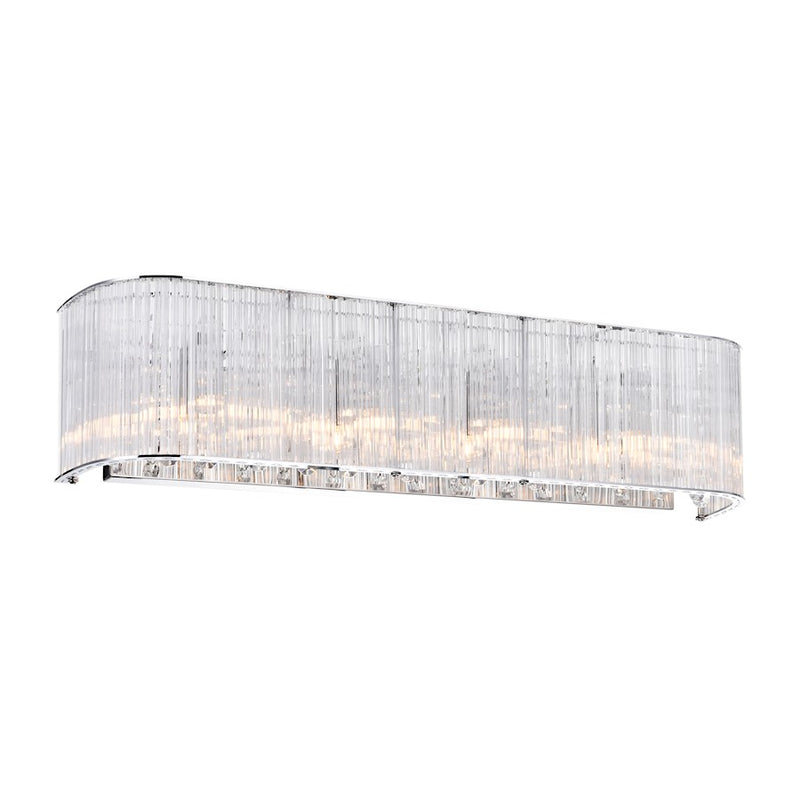 CWI Lighting Elsa 4 Light Vanity Light, Chrome