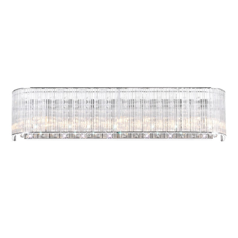 CWI Lighting Elsa 4 Light Vanity Light, Chrome