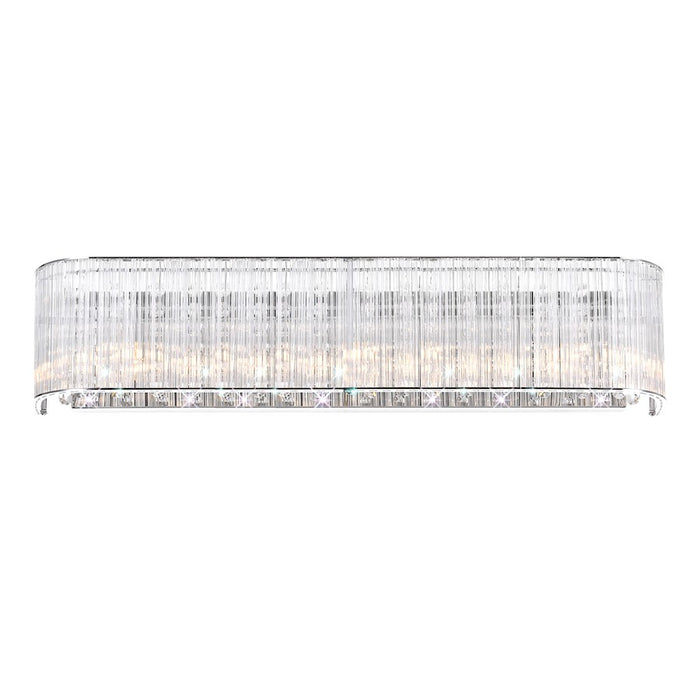 CWI Lighting Elsa 4 Light Vanity Light, Chrome