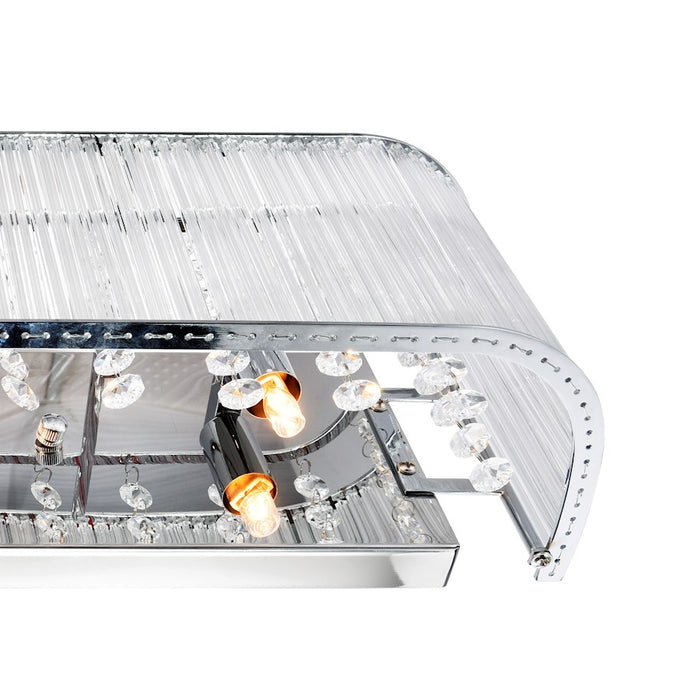 CWI Lighting Elsa 4 Light Vanity Light, Chrome