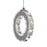 CWI Lighting Ring 16" Multi Pendant, Stainless Steel